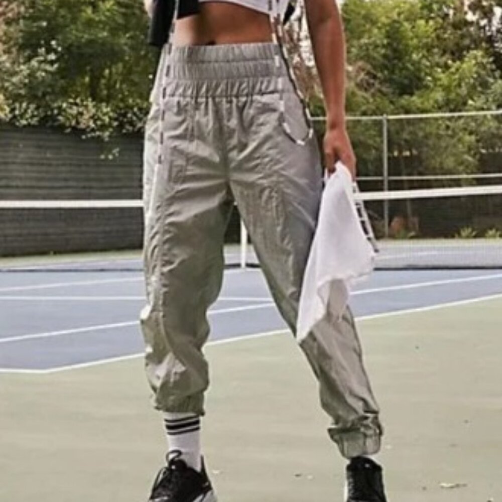 NWOT Free People The Way Joggers in Arctic Mist Size Small
